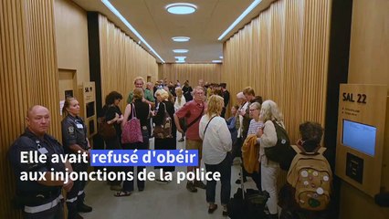 Suède : Greta Thunberg condamnée à une amende pour avoir désobéi à la police