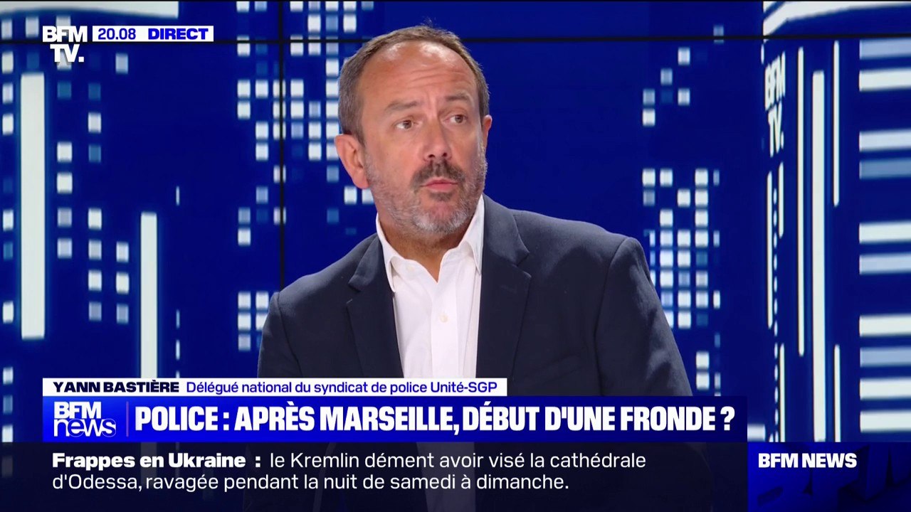 Policier en détention provisoire à Marseille: "On va assurer le service minimum", affirme Yann Bastière (délégué national Unité SGP police FO)
