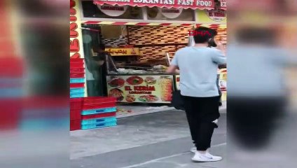 Sultangazi'de Suriyelilere ait restorana saldırı