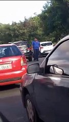 Acidente deixa uma pessoa ferida na ACM