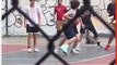Adam Sandler and Timothee Chalamet Play Basketball on NYC Court