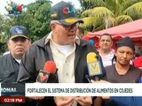 Min. M/G Carlos Leal Tellería realiza un análisis de la distribución de alimentos en el edo. Cojedes