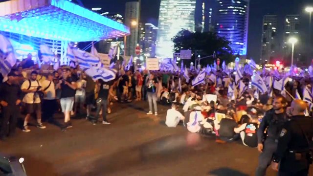 صدامات بين الشرطة الإسرائيلية ومتظاهرين مناهضين لقانون الإصلاح القضائي