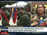 Habitantes del edo. Amazonas conmemoran con orgullo el Natalicio del Libertador Simón Bolívar