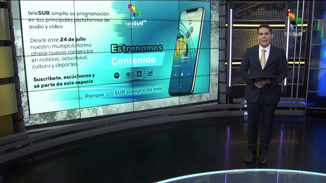 Temas del Día 24-07: La multiplataforma informativa teleSUR cumple 18 años de fundación