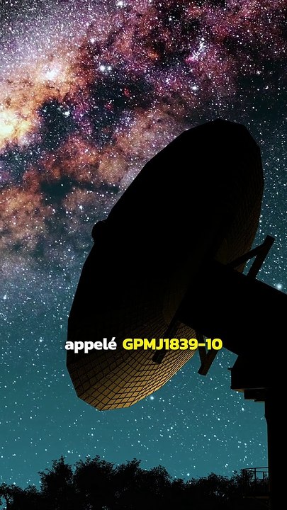 Onde radio mysterieuse détectée