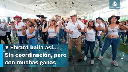 Ebrard saca los pasos prohibidos en su visita a Naucalpan con Caballo Dorado