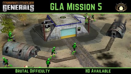 How to Beat C&C Generals GLA Mission 5: Appropriate Poisons - Brutal - HD