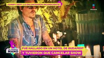Johnny Depp REAPARECE en escenario con Hollywood Vampires tras DESMAYO en Hotel de Budapest