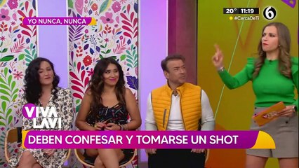 Conductores confiesan sus intimidades en el juego de "Yo Nunca Nunca"