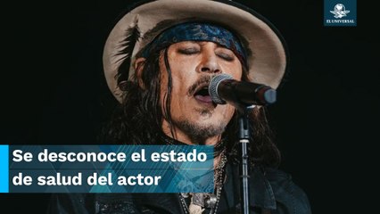 Johnny Depp regresó a los escenarios luego de sufrir grave desmayo