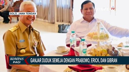 Sarapan Bareng Prabowo, Ganjar, dan Erick, Gibran: Mereka Semua Berkawan, Berteman