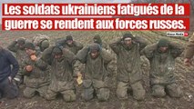 Des soldats ukrainiens contactent les Russes pour se rendent volontairement.
