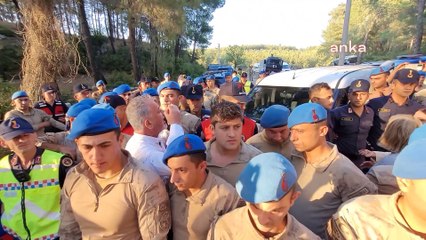 CHP milletvekillerine Akbelen'de jandarma engeli: Kim varsa buyursun gelsin!