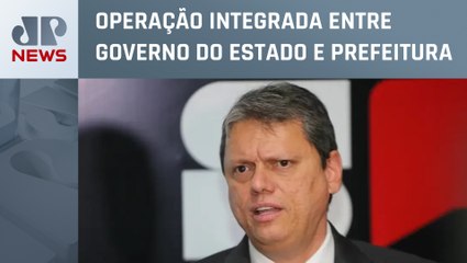 Tarcísio de Freitas promete mais policiamento na Cracolândia