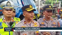 KRL Jurusan Kebayoran ke Rangkas Bitung Terhambat Akibat Truk Tabrak Tiang Listrik KRL di Bintaro