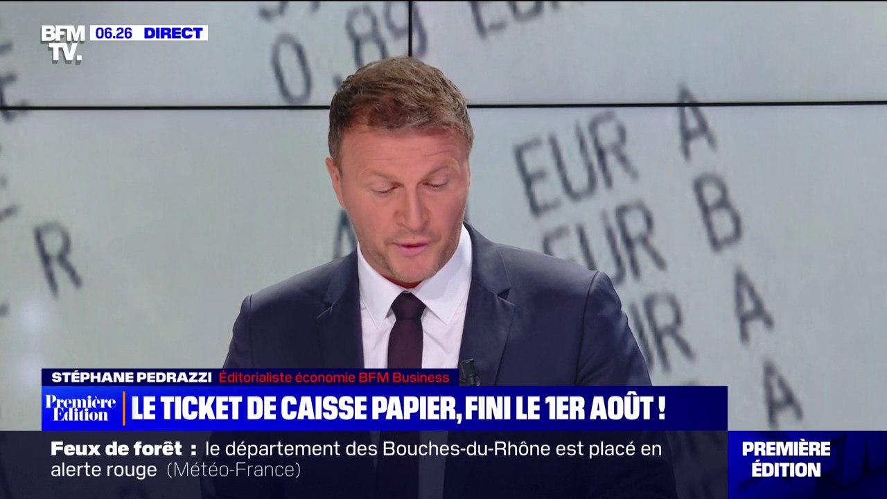 La fin du ticket de caisse papier, c'est pour le 1er août