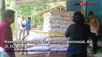 Polisi Ringkus 4 Tersangka Penyelewengan Pupuk Subsidi di Pandeglang