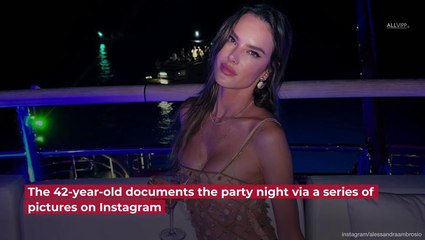 Alessandra Ambrosio In A Mini-Dress Makes Everyone Weak!