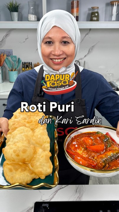 Roti Puri & Kari Sardin