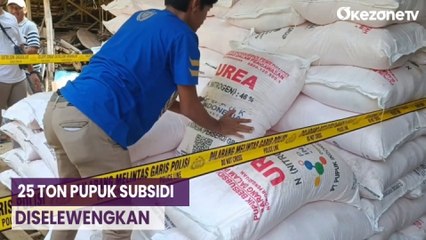 Polisi Gagalkan Penyelewengan 25 Ton Pupuk Bersubsidi di Pandeglang