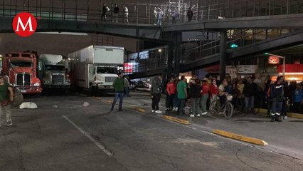 Realizan un bloqueo en Ecatepec; exigen justicia por mujer atropellada por un policía