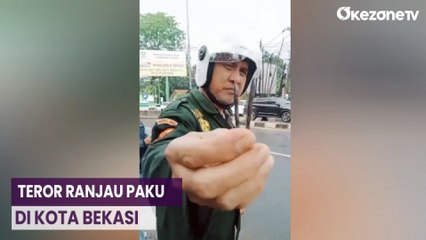 Warga dan Sejumlah Pengendara di Kota Bekasi Dikejutkan dengan Ranjau Paku