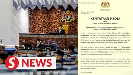 Parliament notifies EC on Pulai seat vacancy