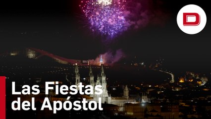 Santiago de Compostela, iluminado con dos mil kilos de explosivos
