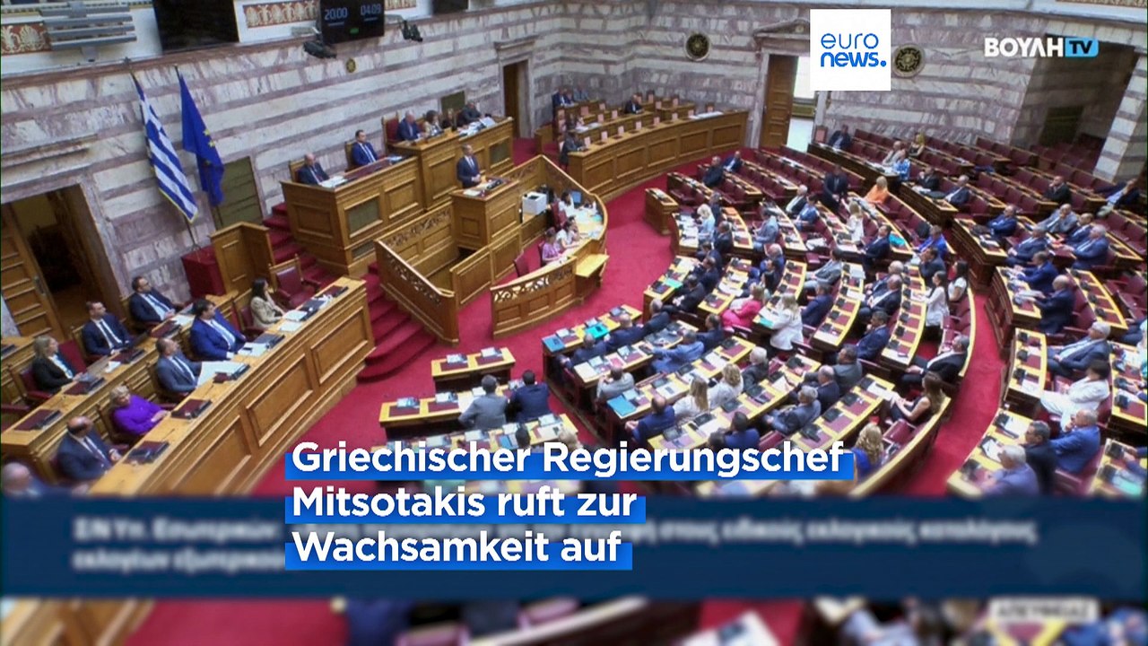 Kampf gegen Flammen auf griechischen Inseln: 'Wir befinden uns im Krieg'