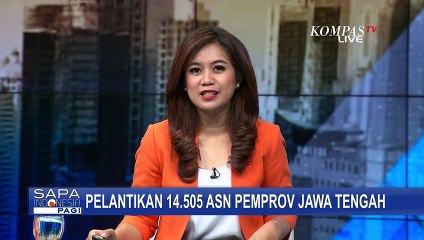 Ganjar Pimpin Langsung Pelantikan 14.505 ASN di Seluruh Jawa Tengah di Gor Jatidiri