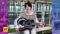 BTS' Jimin REACTS to Ryan Gosling Gifting His Barbie Guitar