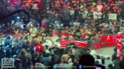Sami Zayn helps Seth Rollins stand up after WWE Raw 7/24/23 goes off the air!