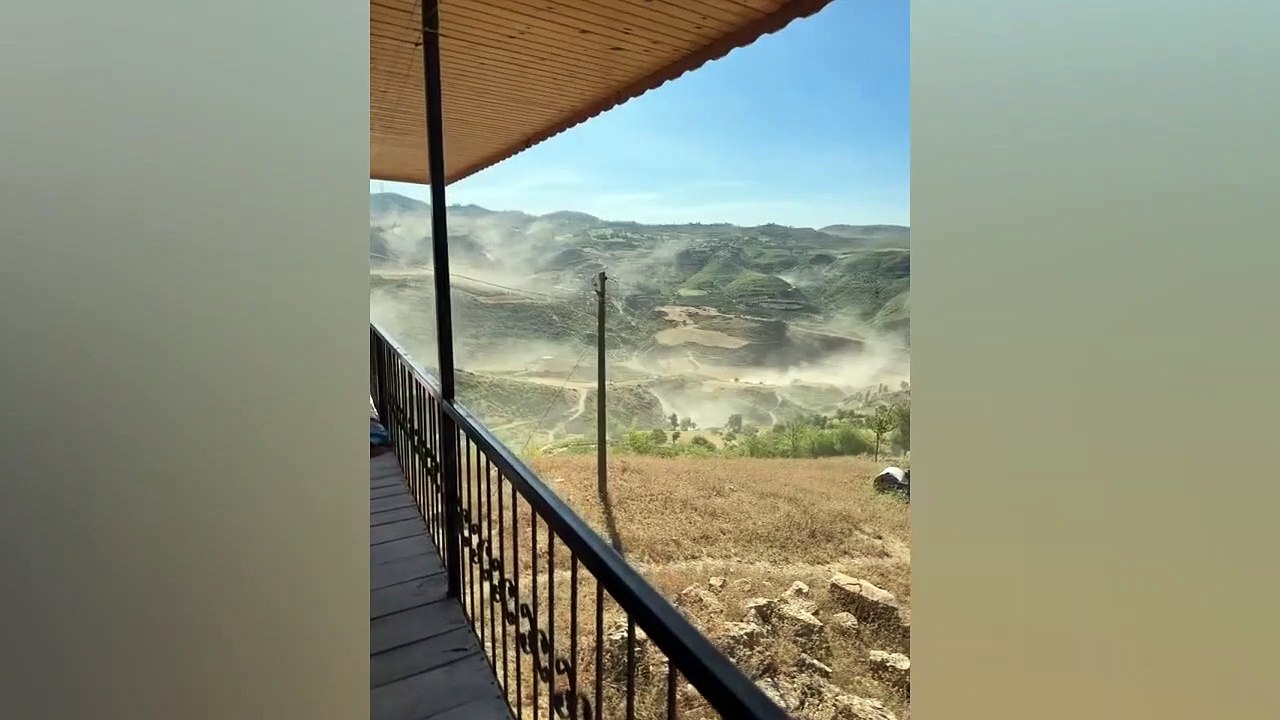Image effrayante après le tremblement de terre à Adana ! Partout était de la poussière