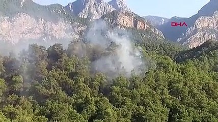 Turizm cenneti Kemer alev alev yanıyor