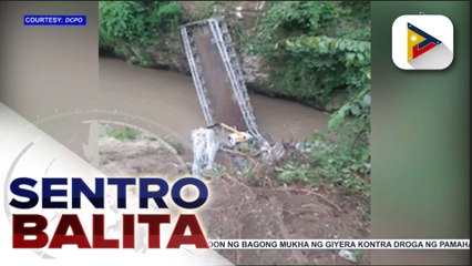 Dalawa patay, dalawa sugatan matapos bumagsak ang isang tulay sa Davao City