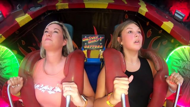 Girls Passing Out #01 | Funny Slingshot Ride Compilation 2023