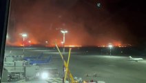 Europe wildfires: Raging fires close airport in Palermo, Italy