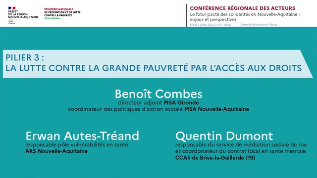 10. Pilier 3 : la lutte contre la grande pauvreté par l’accès aux droits
