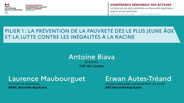 8. Pilier 1 : la prévention de la pauvreté dès le plus jeune âge et la lutte contre les inégalités à la racine