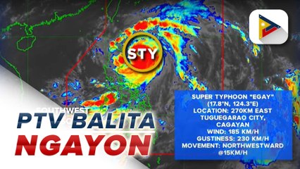 Super Typhoon #EgayPH, patuloy na magdudulot ng malakas ng pag-ulan sa bahagi ng northern Luzon