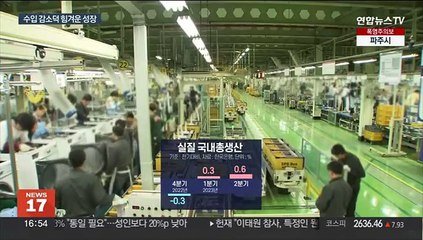 2분기 경제 0.6% 성장…소비·투자·수출 모두 위축