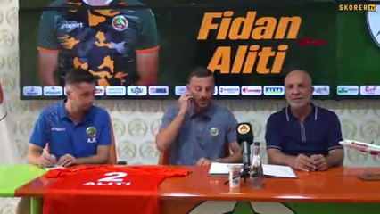 Süper Lig ekibi Alanyaspor, stoper Fidan Aliti ile 3 yıllık sözleşme imzaladı.