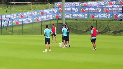 Lazio, primo gol Castellanos in allenamento - VIDEO