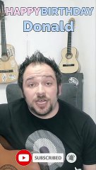 Happy Birthday, Donald! Geburtstagsgrüße an Donald