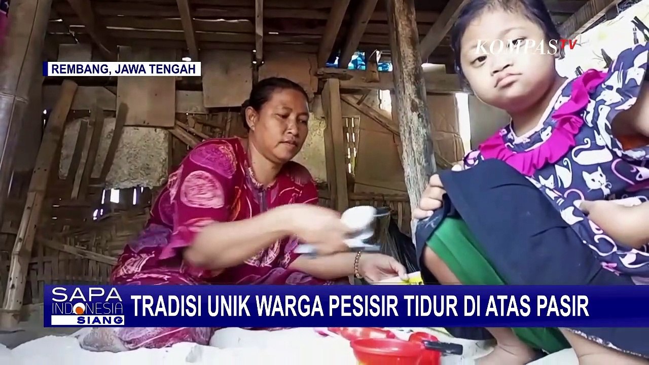Tradisi Unik Tidur di Pasir, Warga Pesisir Pantai Rembang Yakini Bisa Sembuhkan Pegal-Pegal