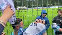 Lazio, primi selfie e autografi per Castellanos