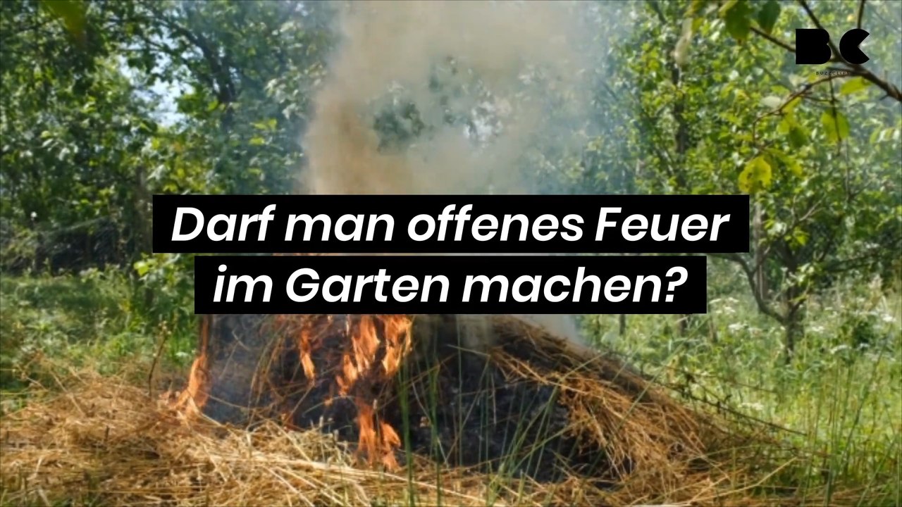 Darf man offenes Feuer im Garten machen? video Dailymotion