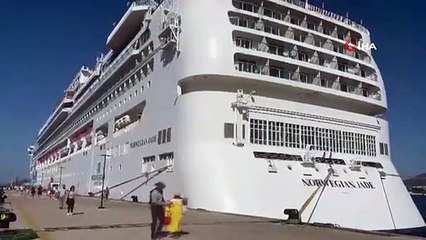 Bodrum'da kruvaziyer turizmi sürüyor