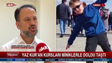 Yaz Kur'an kursları miniklerle doldu taştı